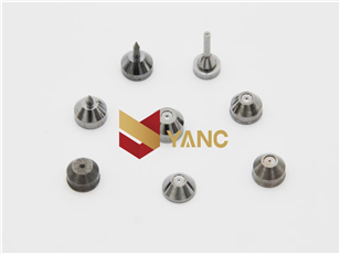 Low volume dispensing nozzles